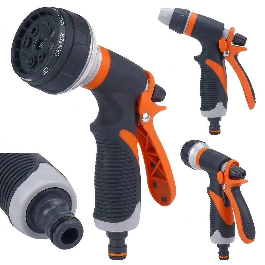 Hose Sprinkle Nozzle Garden Continuo High Pressure Durable Hand Held Tools Clearance Spray Lawn Watering Multi Function Car Wash