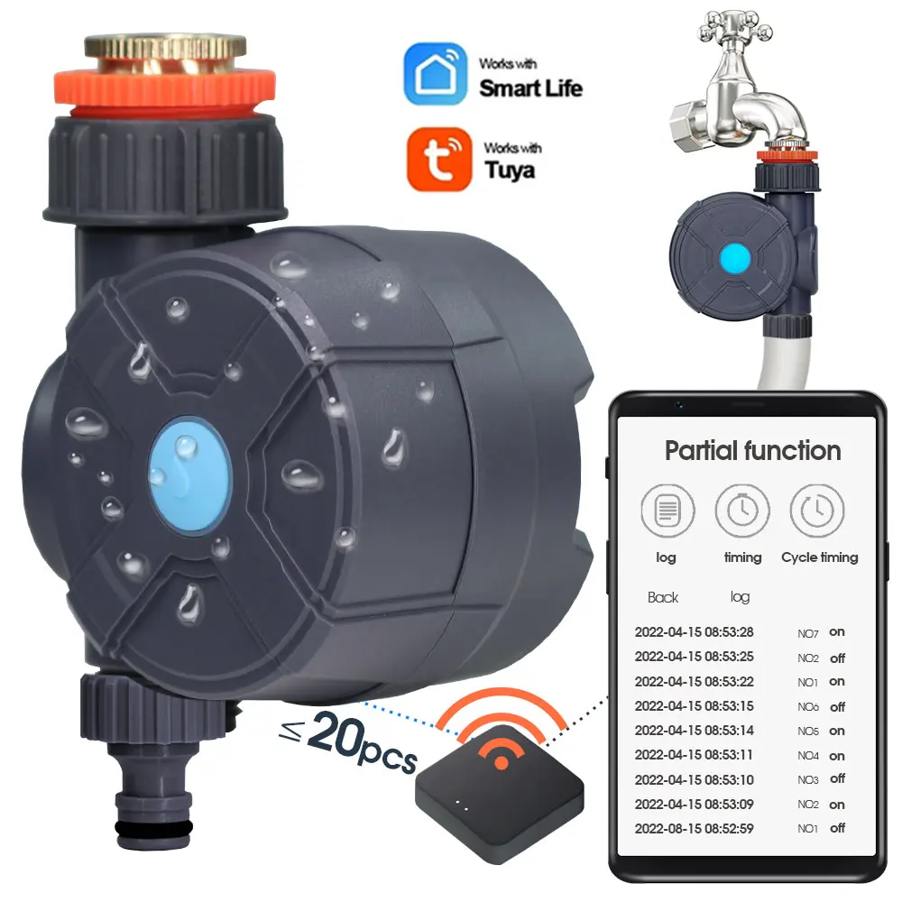 WIFI Bluetooth-compatible Sprinkler Timer for Garden Home Smart Remote Controller Watering System Automatic Irrigation Equipment