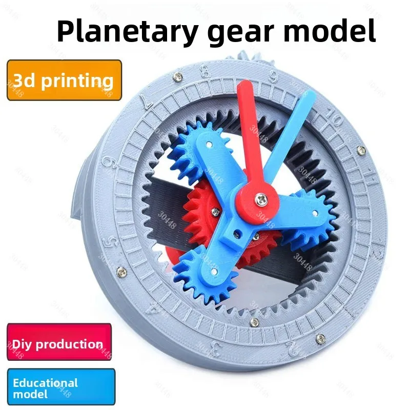 Planetary Gear Set Model - 3d Printed Mechanical Diy Science Project - Sun Gear Transmission Demonstration - Educational