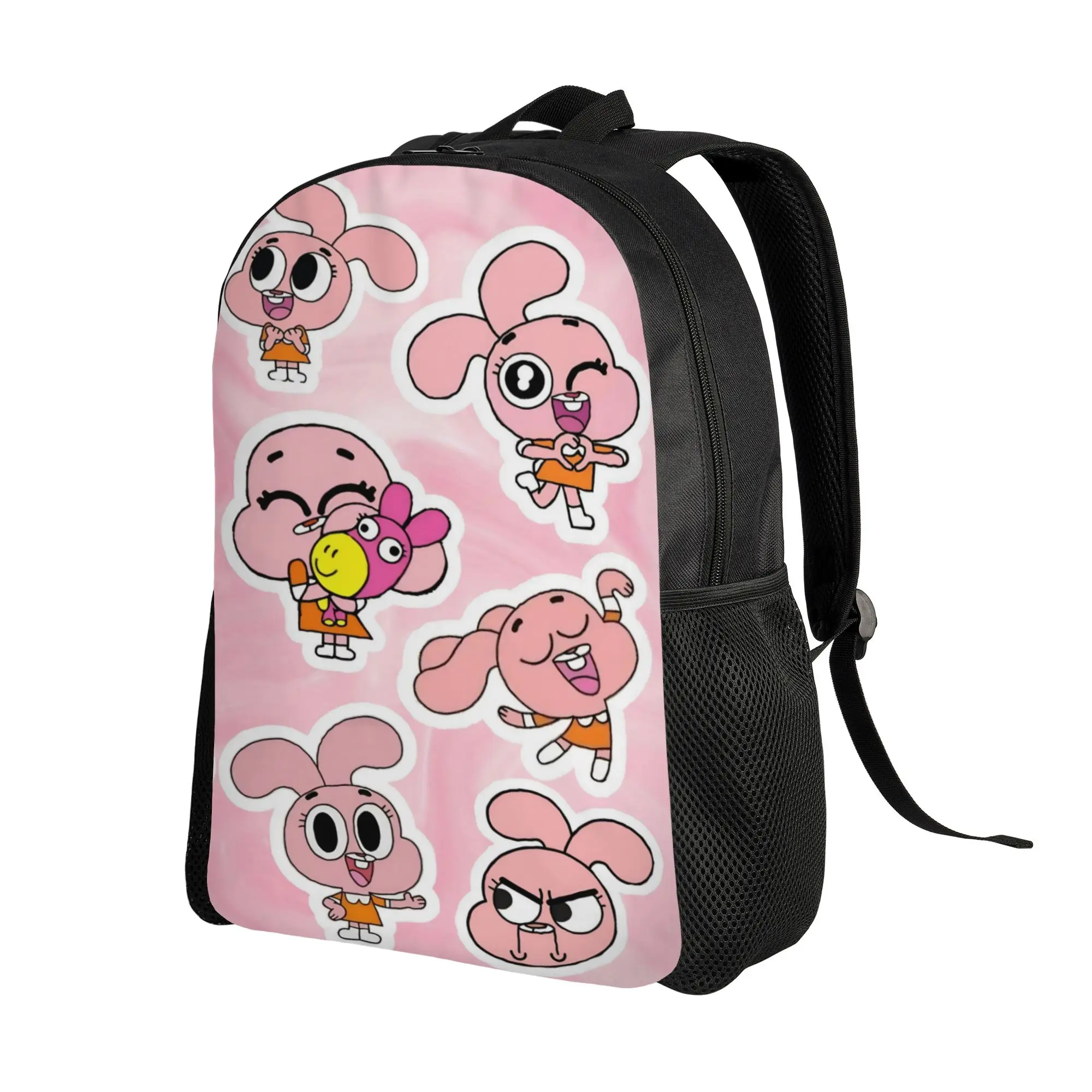 Anaise Teenage Backpack Outdoor High School Work Amazings Gumballs Daypack for Men Women College Shoulder Bag