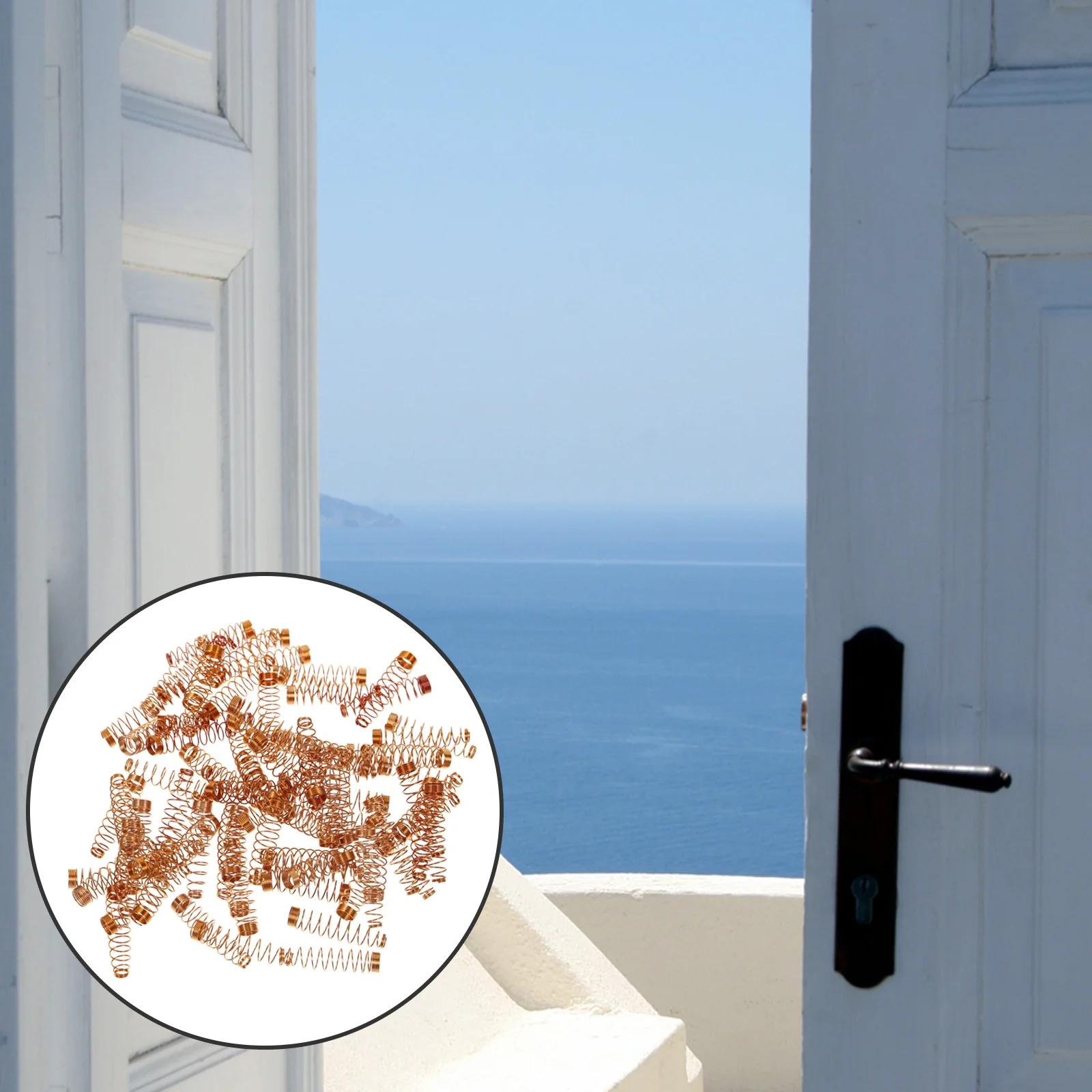 

90pcs Diy Spring Accessories Tiny Springs For Crafting Repair Mould Die Spring Kit Small Metal Springs