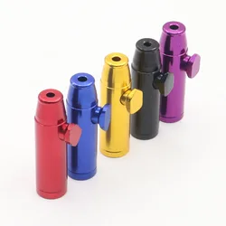 Aluminum Alloy Leak-Proof Storage Tube Bottle for Powder 1/5/10Pcs Mini Portable Metal Tube Bullet Dispenser Cool Gadget For Men