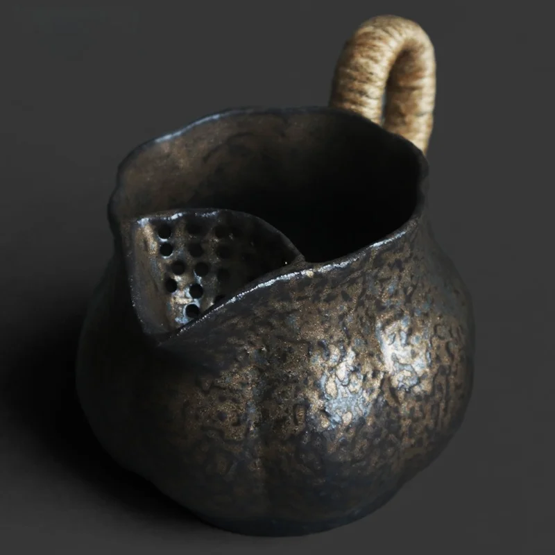 

Ретро-чайник с золотыми лепестками для заваривания чая на углях и на газовой плите, чайник-фэйр-кап с сетчатым фильтром