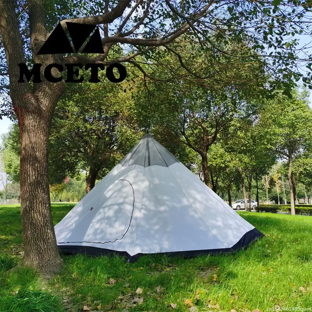 4 Seasons Camping Inner Tent Rodless Ultralight Pyramid Tent‘s Inner Tent 2-3 Person Portable Winter Camping Tent's Inner