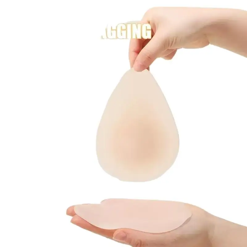 1Pair No Glue Sticky Nipple Cover Plunge Droplet Invisible Bra Ultra Thin Seamless Silicone Stickers Lifting Breast Pads Pasties