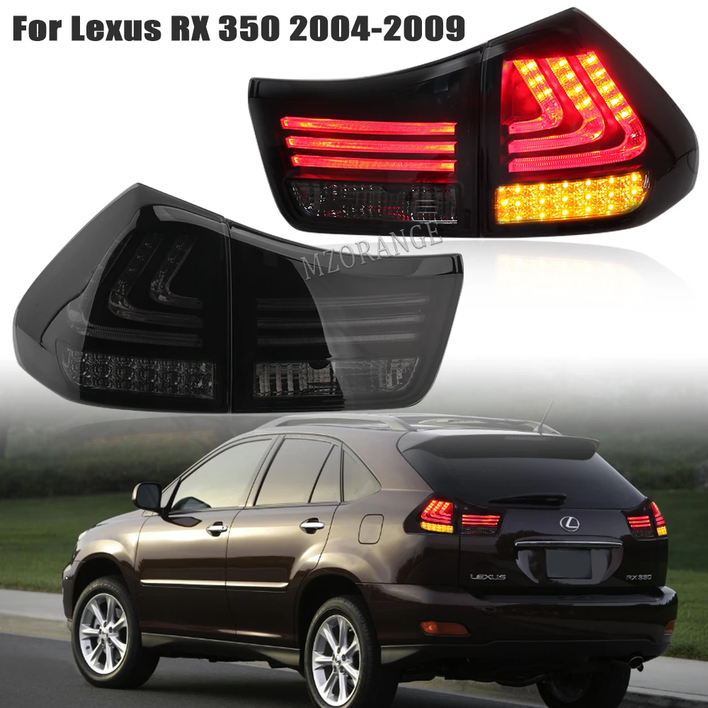 LED Rear Tail Lights For Lexus RX330 RX350 RX400h 2004 2005 2006 2007 2008 2009 DRL Day Lights Brake Lamp Car Accessories