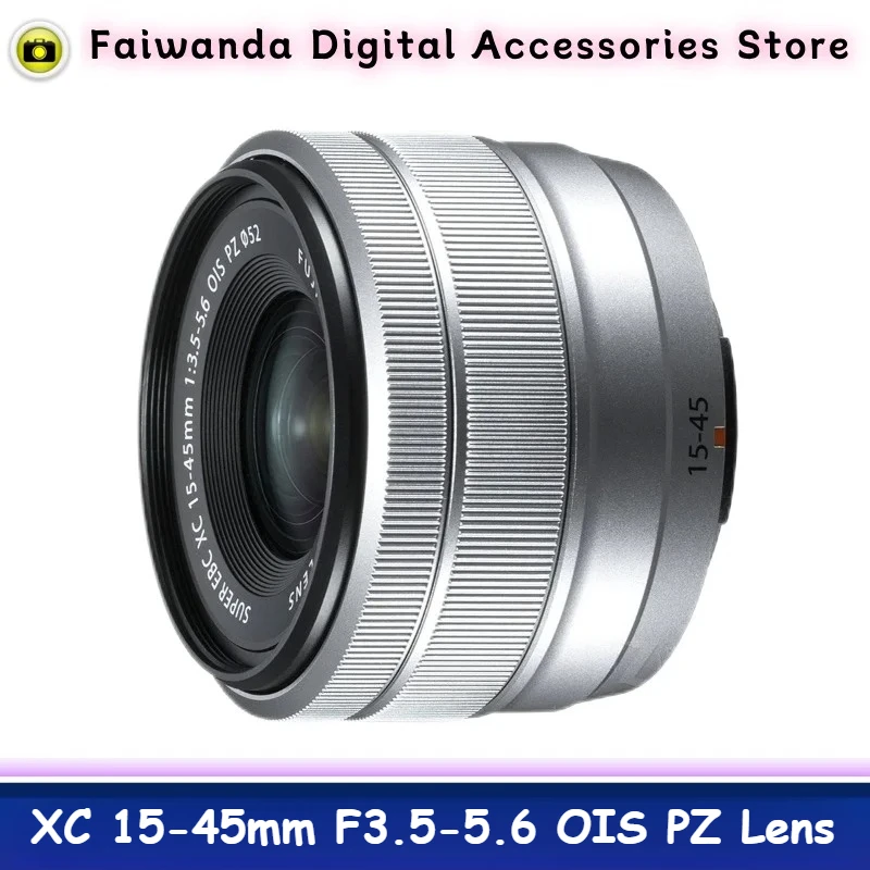 

95% новый оригинальный объектив XC 15-45mm F3.5-5.6 OIS PZ с моторизованным зумом и стабилизацией изображения для камер Fujifilm X-T4/X-S10/X-E4/X-M5