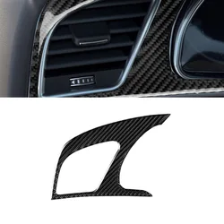 for Audi A5 RS5 S5 Coupe Sport Back Cabriolet Dashboard Decorative Frame Cover Trim Sticker Car Inner Accessories Carbon Fiber