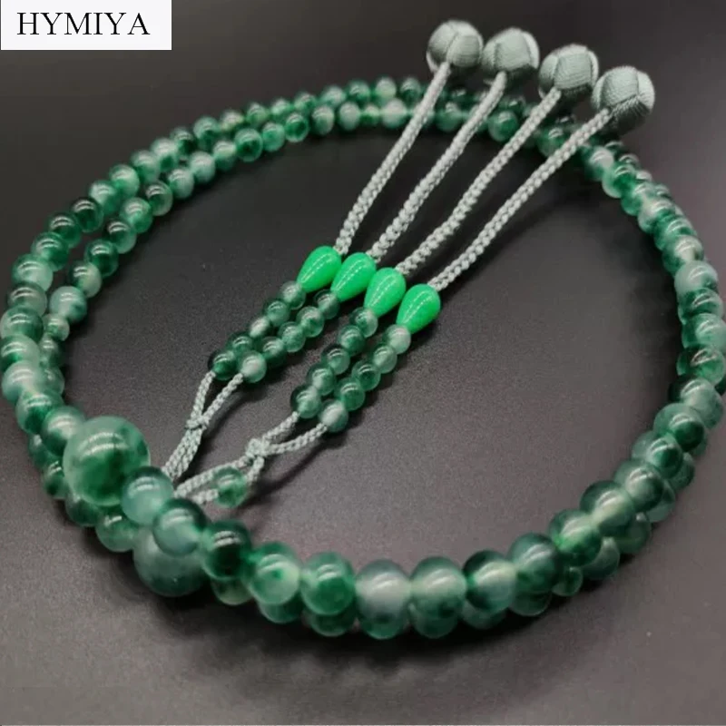 Green Agate 108 Beads Rosary Japanese Shingon Buddhism Prayer Beads Japan Tantrism Chanting 108 Beads Mala