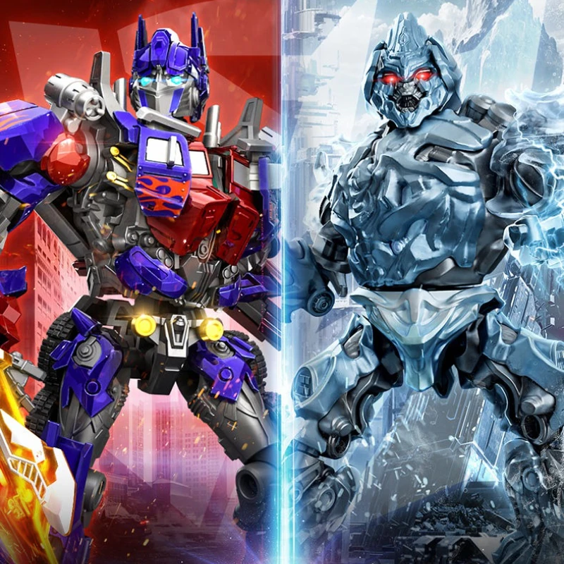 

BLOKEES Transformers Building Block People Beyond Optimus Prime EX Megatron Frozen Movable Splicing Model Decorations Gifts Toy