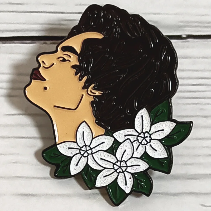 Marilyn and The Manson Pin Rock Music Sign Periphery Enamel Brooch Lapel Badge for Music Fans Friends Gift