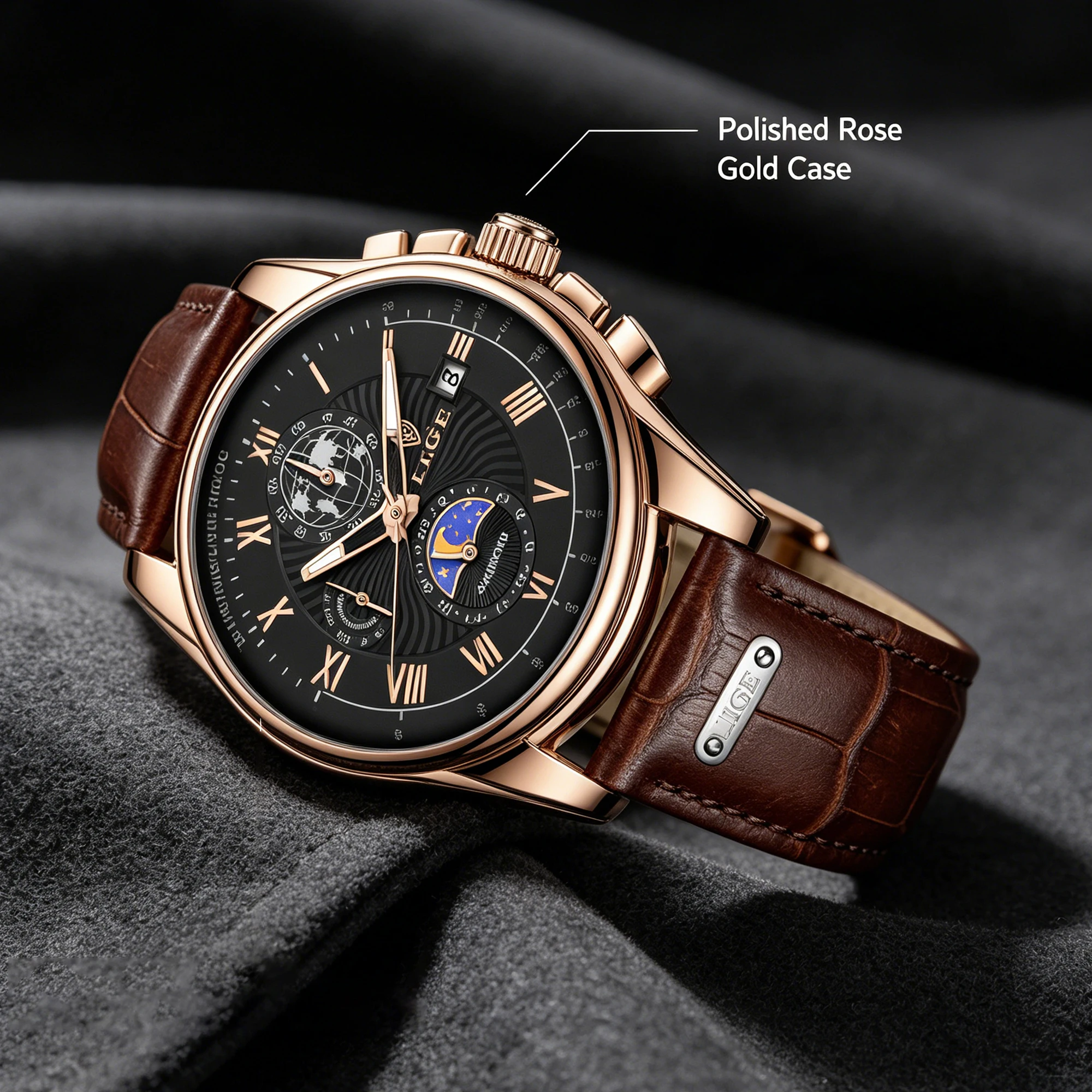 2026 LIGE Men's Watches Top Br - đánh giá và giá Luxury Bags Brands List