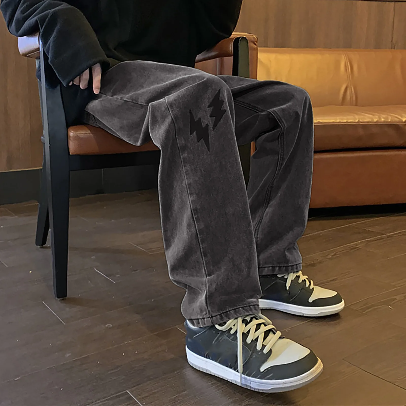 Wide Leg Cargo Pants American Hip Hop Jeans Men's Retro y2k Pants Unisex Streetwear Baggy Jeans Korean Clothing