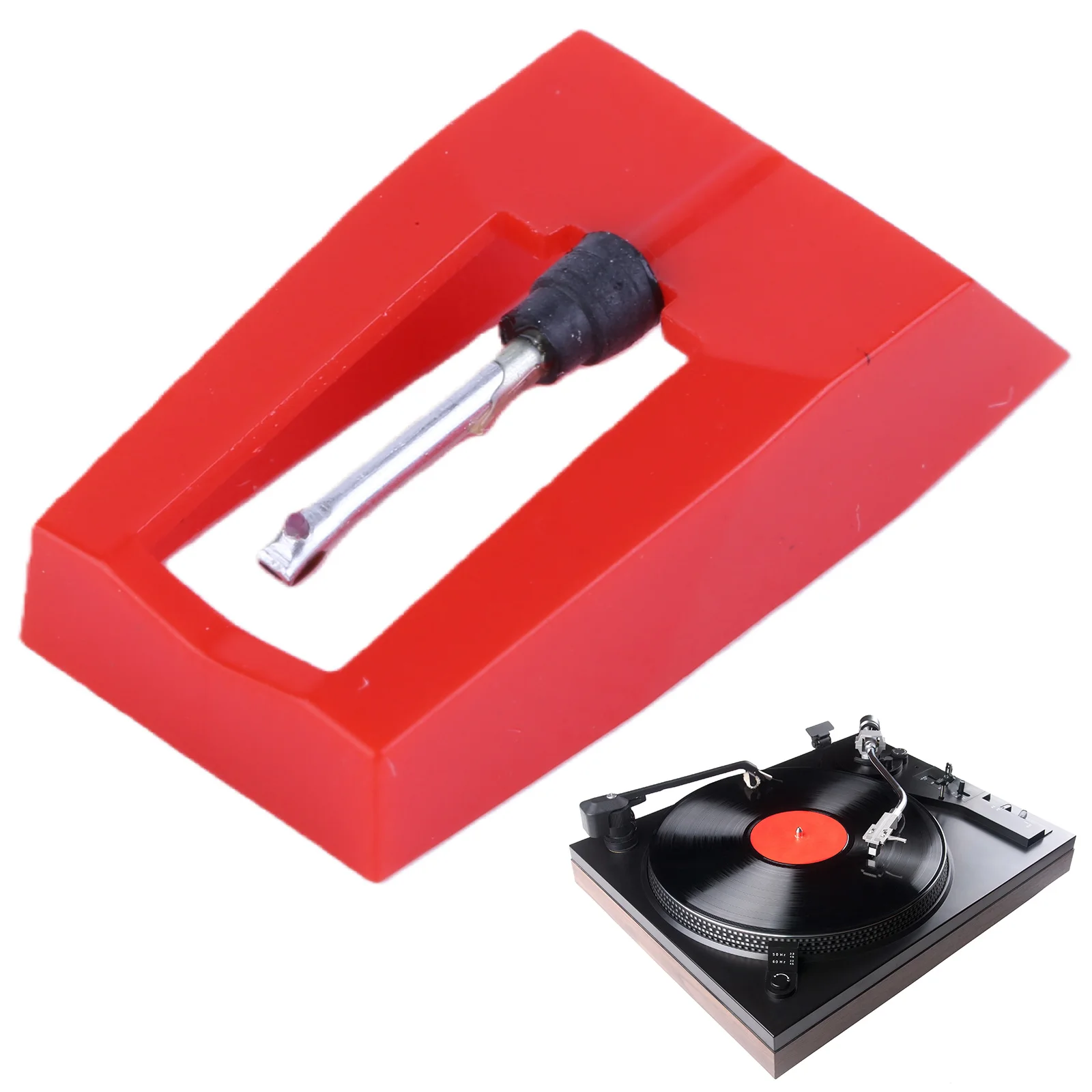 4Pcs Record Player Needles LP Turntable Stylus Universal Replacement Stylus Needles for Victrola Crosley for Vinyl Record Player