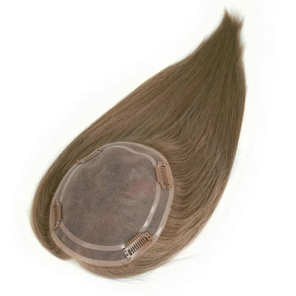 

TUW09VR 5.5x6"Mono Topper Wig-Chinese Virgin Human Hair 100% Natural Hair Topper for Women Hair Piece to Add Volume And Thicknes