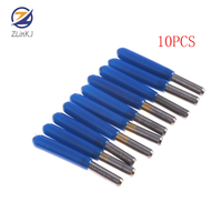 10Pcs 3.175mm Carbide PCB Engraving Bits CNC Router Tool 10 15 20 Degrees 0.1mm 0.2mm