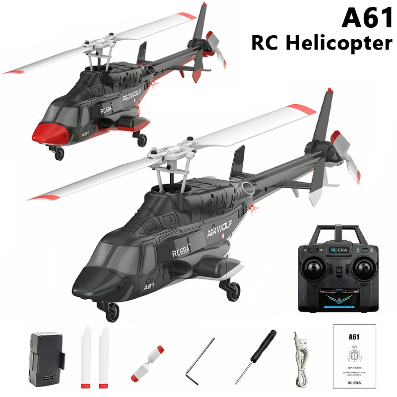 

1/53 НОВЫЙ A61 RC Вертолет 2,4G 6-Aixs Гироскоп 4CH Удержание высоты Оптический поток Бесщеточный пульт дистанционного управления Вертолет Игрушки
