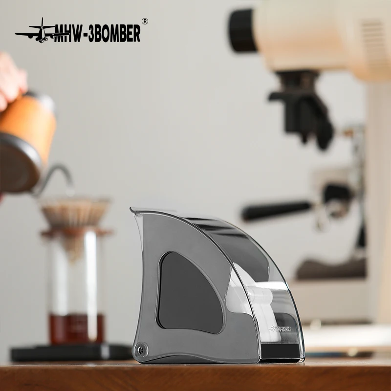 MHW-3BOMBER Classic Coffee Filter Holder Durable Coffee Filter Storage Box Cafe Bar Filter Box Exquisite Home Barista Accessorie
