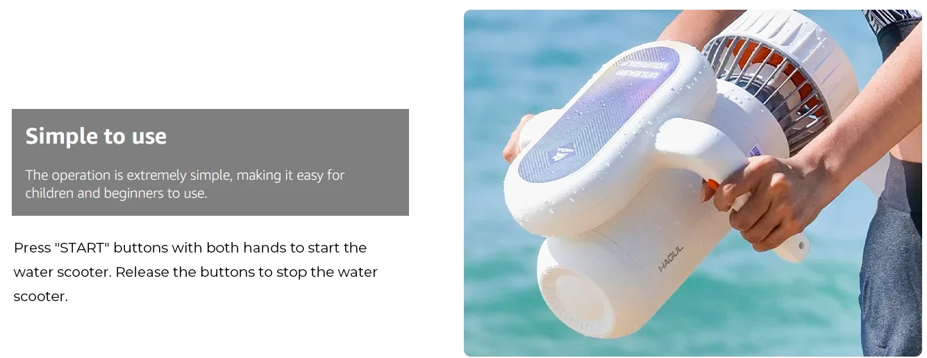 Su Blue Hagul EZ Flyer تحت الماء سكوتر حمام سباحة معزز معدات السباحة الكهربائية الغوص سكوتر اللعب المائي للكبار/الأطفال
