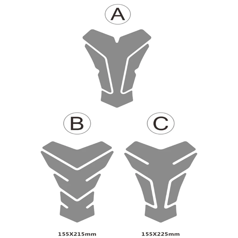 Adesivos para tanque de combustível de motocicleta, para suzuki sv650 x s 3d, borracha à prova d'água, decalques em forma de espinha de peixe, acessórios para tanque