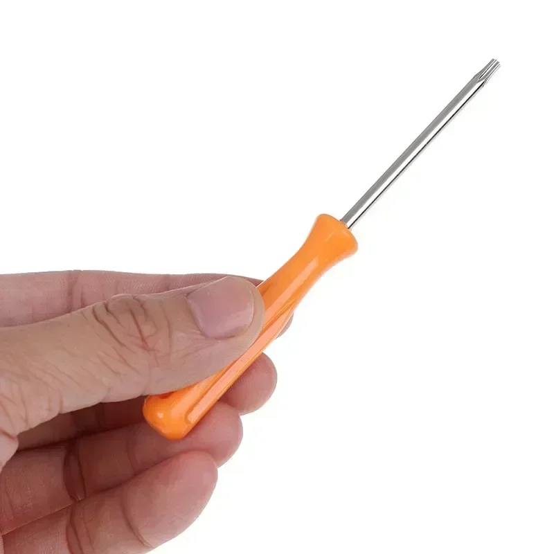 1pc Torx T8 보안 오프닝 스크루 드라이버 (팁에 구멍 있음) 콘솔 용 정밀 스크루 드라이버 특수 스크루 드라이버 핸드 툴