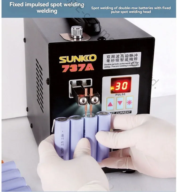 New Intelligent Precision Pulse Welding Machine 737A 18650 Lithium Battery Welding Machine