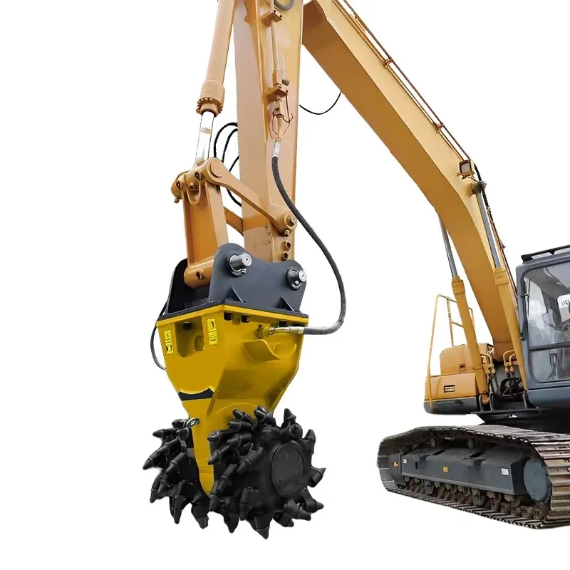 Hydraulic Milling Attachment Excavator Drum Cutter Rock Grinder Customized for Versatile Demolition Material Processing