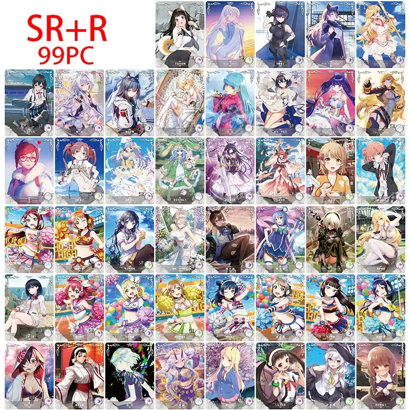 Anime déesse histoire 2M02 marquage à chaud carte à paillettes Makima Sakurajima Mai garçon jeux jouet modèle cadeau d'anniversaire 2M2 PR PTR SSR