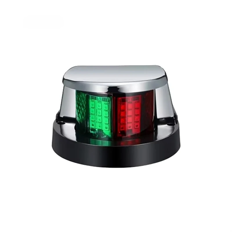 

Waterproof 1pcs marine bow light 24 Light Emitting Diode red and green navigation light for pontoon yachts