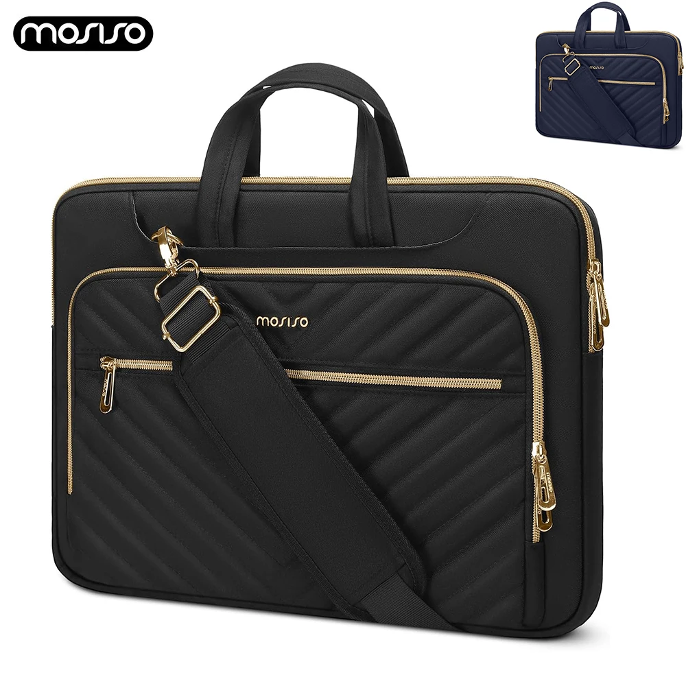 Mosiso Laptop Bag for Macbook Air Pro Dell ASUS Lenovo 13 14 15.6 17.3 inch Laptop Sleeve Laptop Case  Waterproof Cover