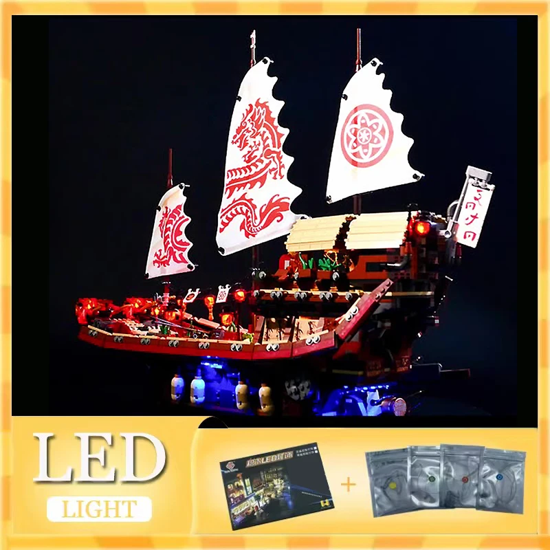

Комплект светодиодных фонарей своими руками для LEGO 70618 Destiny's Bounty (только светодиодный светильник, без модели блоков)
