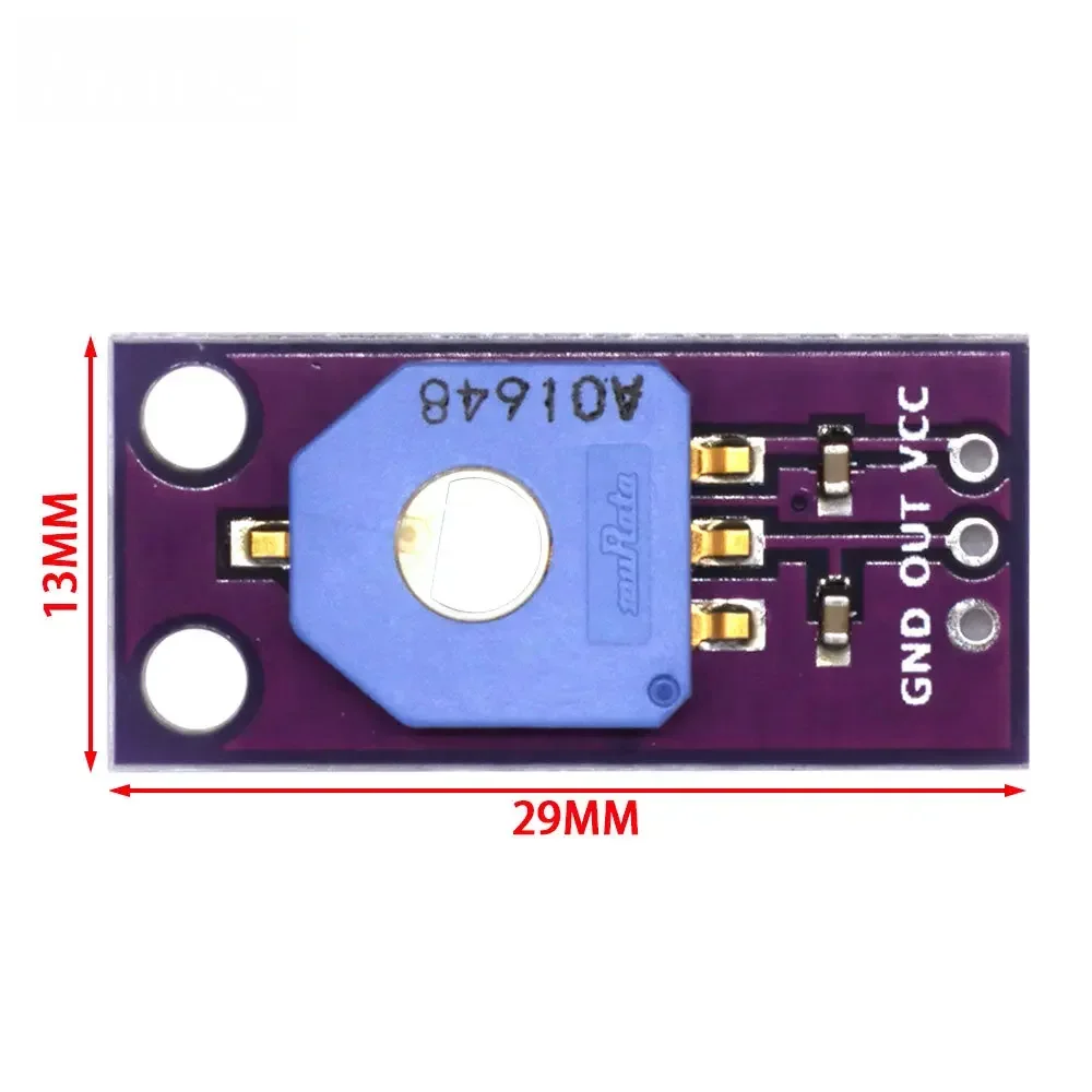 Módulo sensor de ângulo de rotação à prova de poeira SV01A103AEA01R00 SMD com potenciômetro aparador 10K - 5V compatível com Arduino (CJMCU-103)