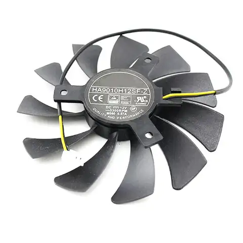 HA9010H12F-Z 85MM 0.57A 2Pin GTX1050 GPU Cooler Fan For MSI Geforce GTX 1050 2G GTX 1050Ti 4G OC Graphic Card Cooling