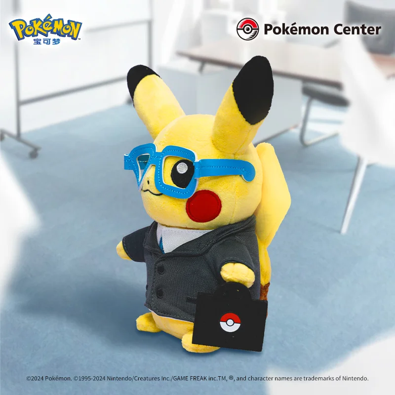 Official Pokémon Plush Toys - Office Worker Pikachu Cute Comforting Doll Gift