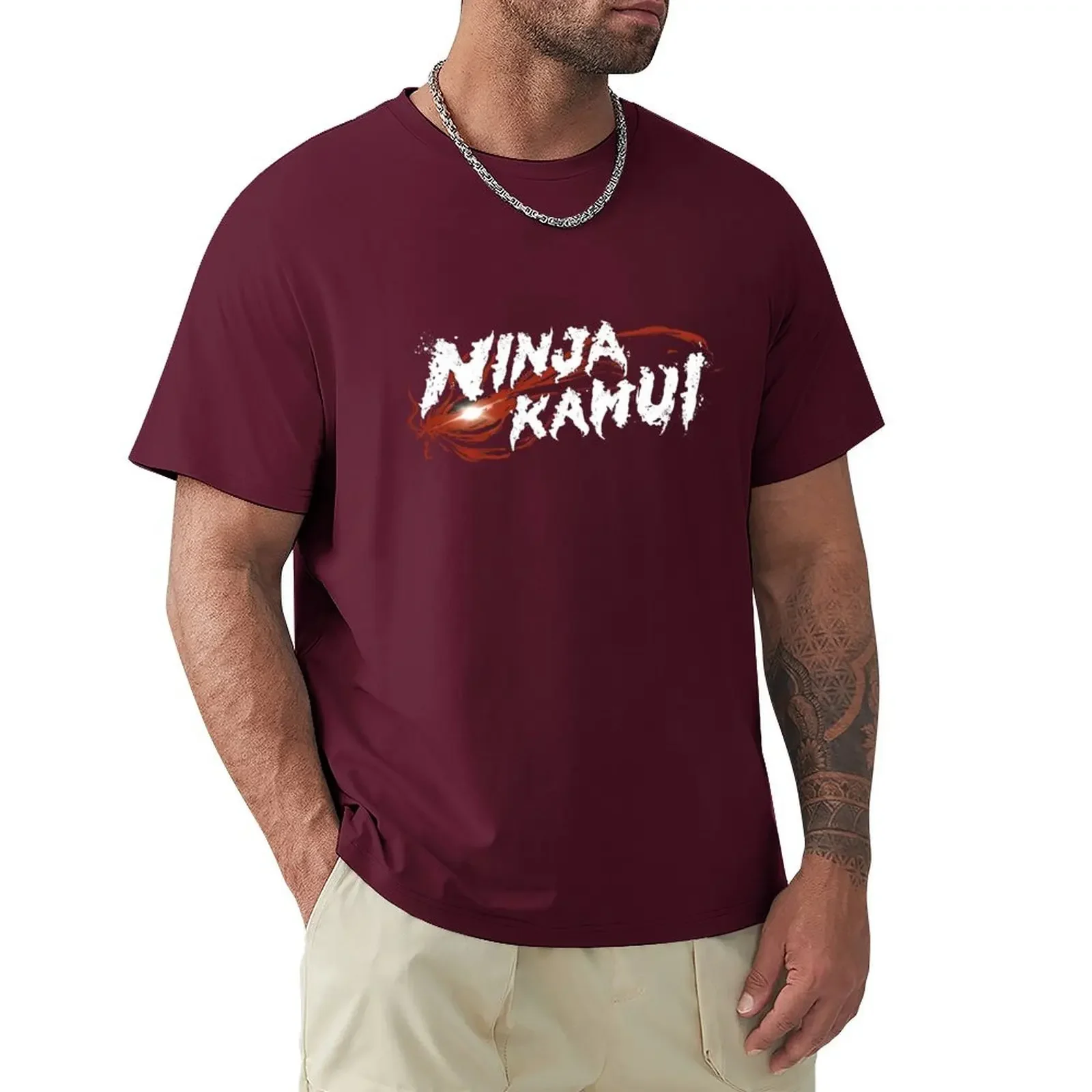 Graphic tees workout shirts for men clothing harajuku oversized Ninja Kamui Anime 2024 Former ninja Joe Higan T-Shirt summer new