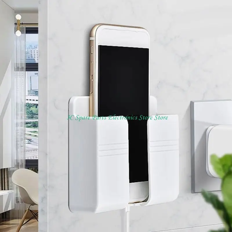 SZ 10Pcs Plastic Phone Holder And Remote Case For Neat Desktop Organization