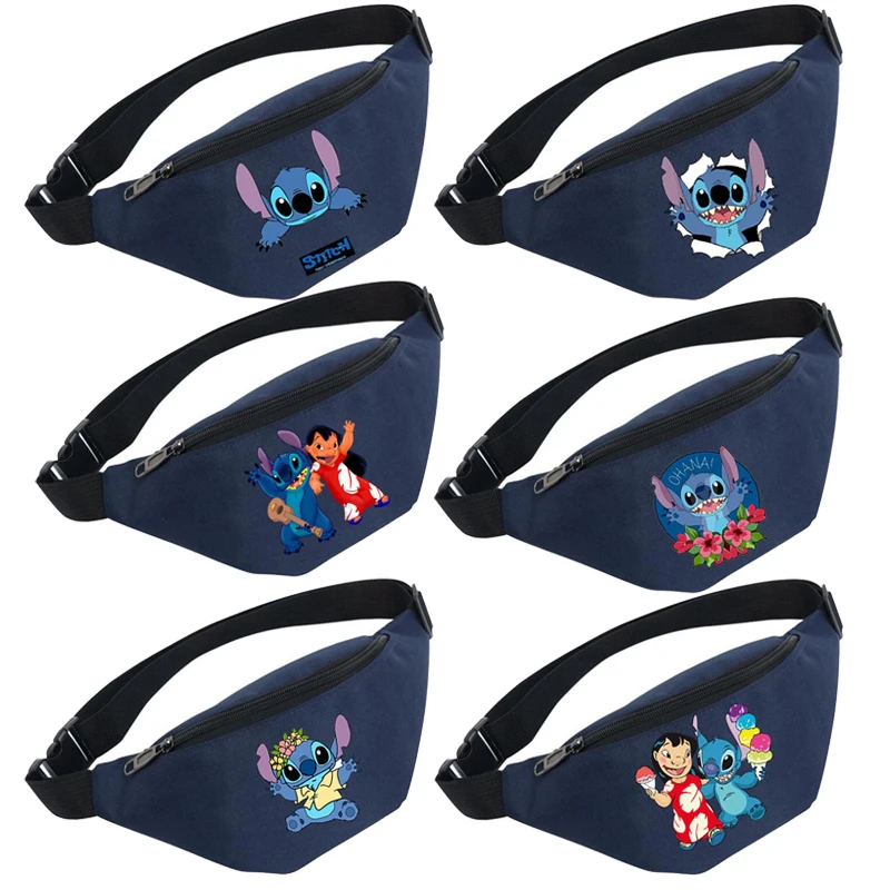 

Disney Stitch Chest Bag Stitch Anime Shoulder Bag Travel Satchel Casual Portable Totes Crossbody Bag Birthday Gifts For Boy Girl