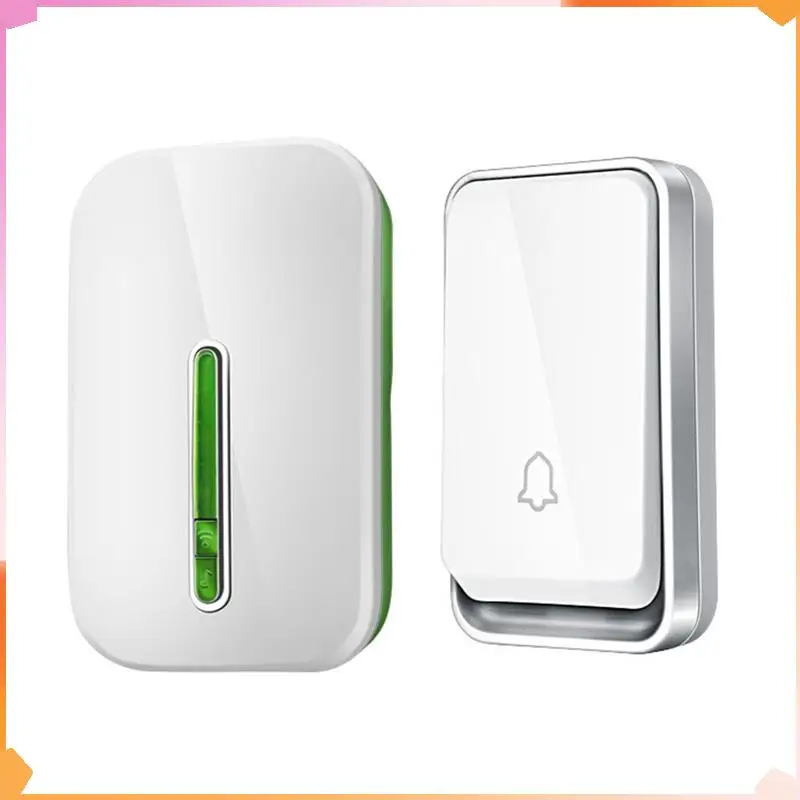 Ring Doorbell Wireless Waterproof Self-Powered Smart Bell Home No Battery Required Cordless EU Plug