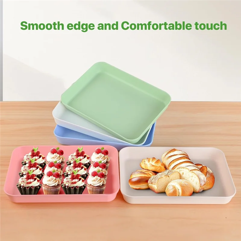 

A27F-Paint Tray Organizer, Large Plastic Stackable Art Trays, 5 Pack For DIY Projects Painting Crafts Serving Tray
