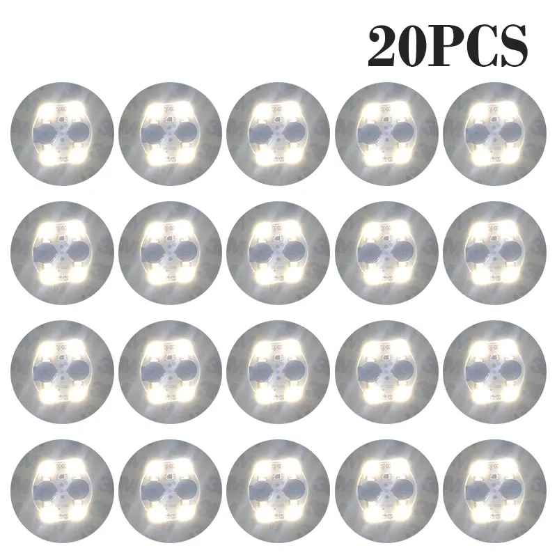 100 Stuks LED Servies Mat Cup Lichtgevende Sticker Kleurrijke Knipperende Fles Sticker Lichtgevende Coaster Kraam Bar Licht