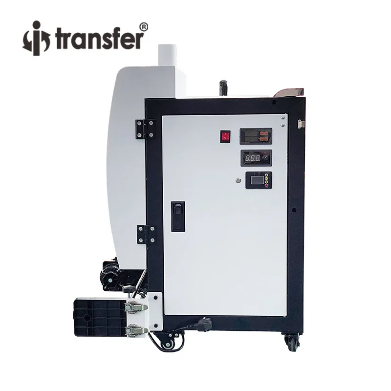 

Fully Automatic Small A3 Offset Heat Transfer Vertical Automatic Powder Shaker Drying Powder Automatic Film Collection Machine