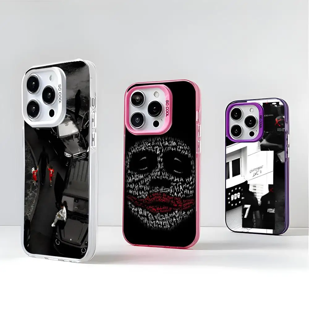 Singer Omerta Maes Phone Case 2024 IMD Case For IPhone 16 15 Pro XR XS 7 8 Plus SE2024 Shockproof Color Phone Funda Cover