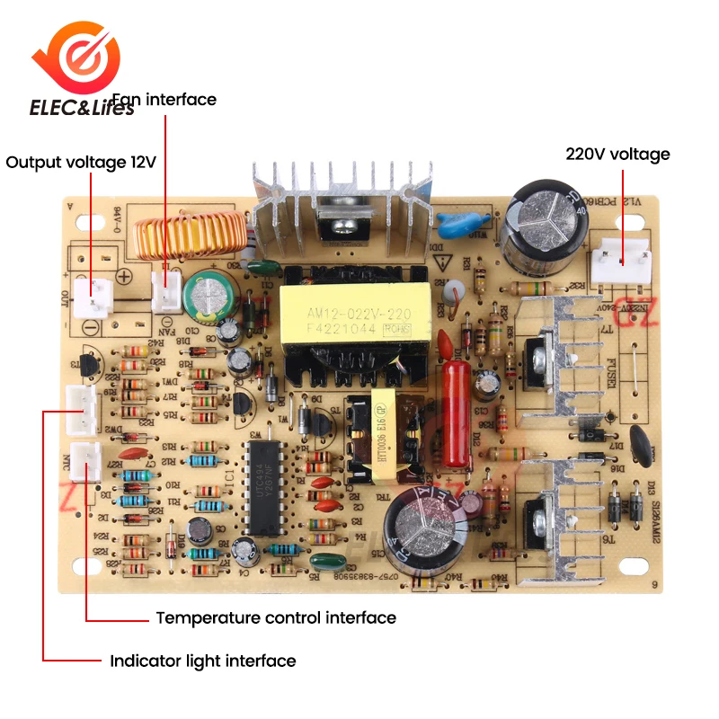 Switch Circuit Board For Water Dispenser Refrigeration Power Board Acessórios ac 220v para dc 12v