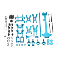 Metal Upgrade Swing Arm Steering Cup Gear 19 Piece Set For WLtoys 1/18 A949 A959 A969 A979 K929 RC Car Parts