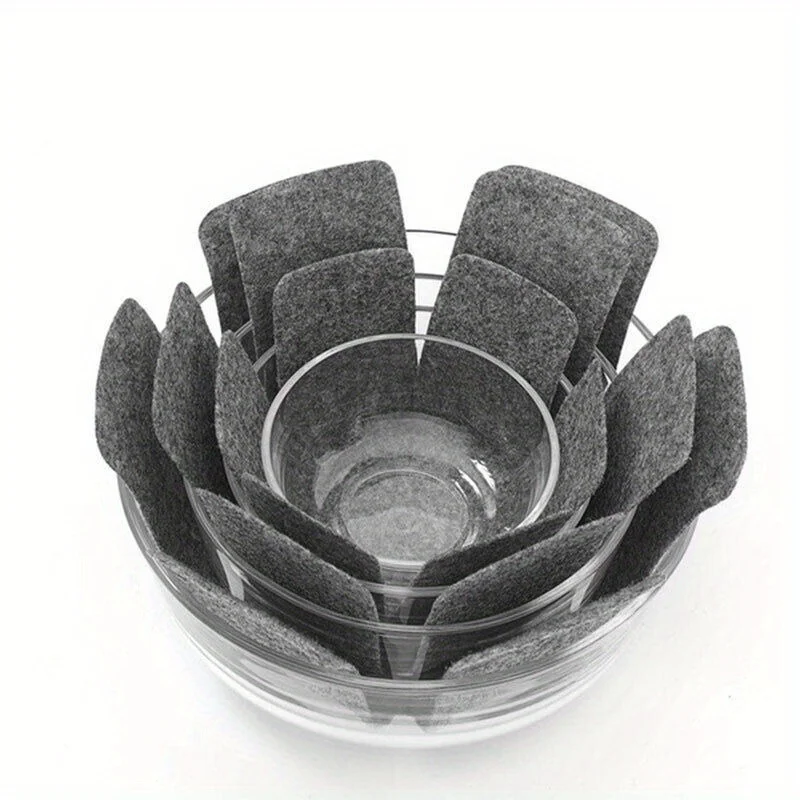 5Pcs Pot and Pan Protectors Pot Dividers Pad pot holder Non-woven Pans Separator Pad for Protecting Separators Pads Kitchen