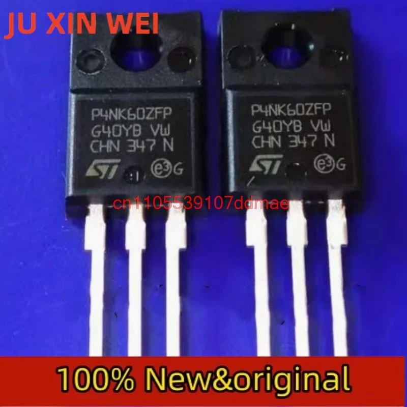 10PCS/STP4NK60ZFP P4NK60ZFP TO220F Original Genuine Goods in Stock