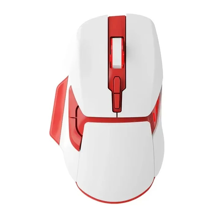 

AJ039 RGB Wireless Gaming Mouse with 6 Buttons Tri-mode Wired for Bluetooth PAW3212 Ergonomic Design for PC Laptop Desktop