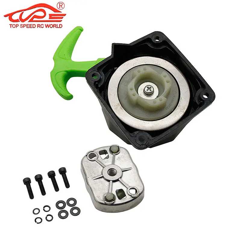 1/5 Rc Xe Siêu Dễ Dàng Bắt Đầu Kéo Tay Với Mặt Số Cho 1/5 HPI ROFUN BAHA ROVAN KM BAJA Losi FG GoPed RedCat 45CC Chi Tiết Động Cơ