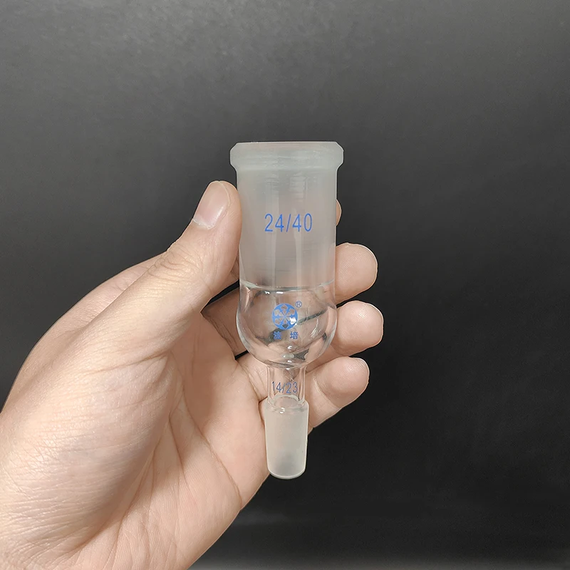 FAPE Borosilicate Glass Joint, Female 24/40, Male 14/23, Glass reducing Adapter, B type connector
