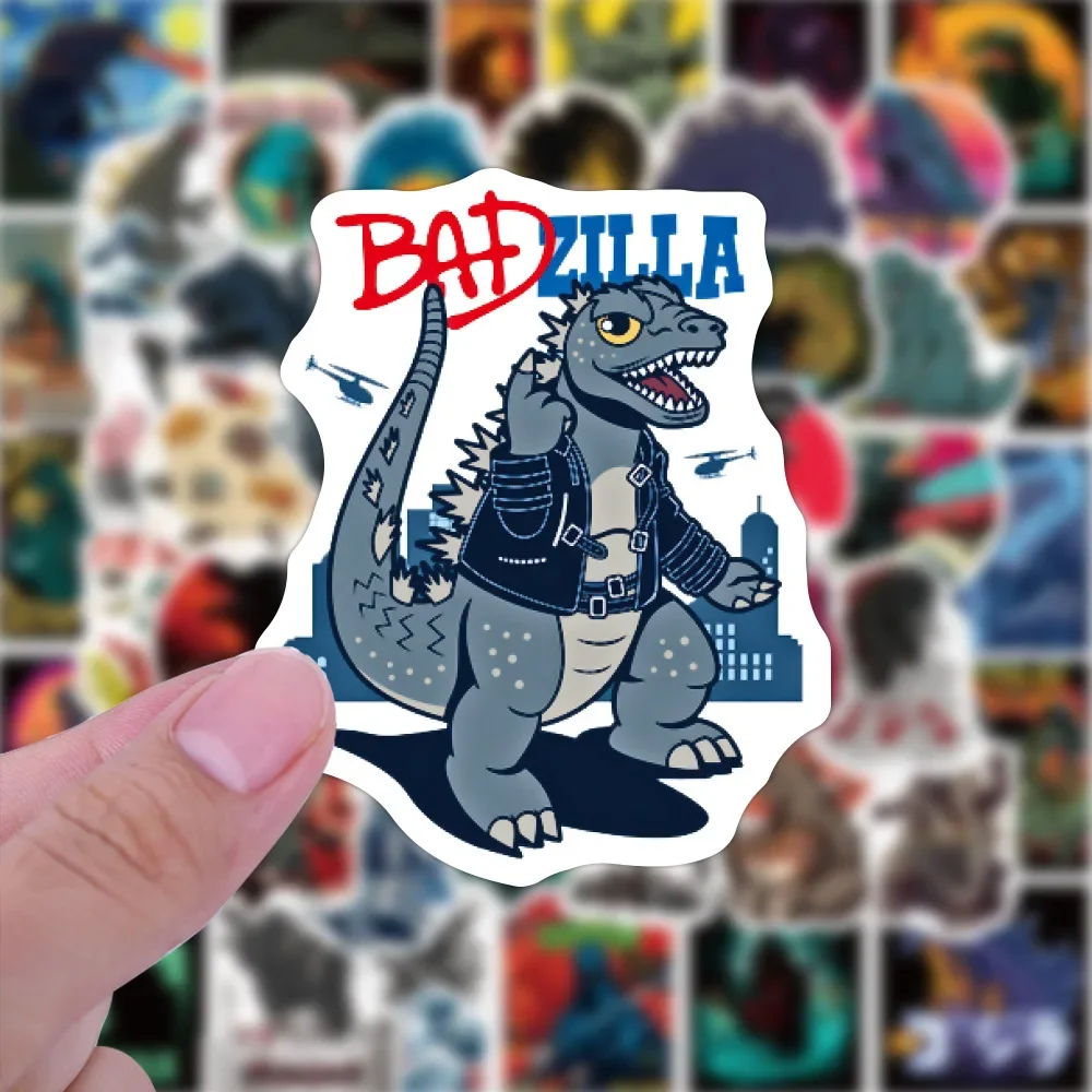 50pcs Godzilla 2 King of The Monster Brand Stickers for Laptop Logo Decal Macbook Cup Guitar Luggage Fridge Skateboard Bicycle